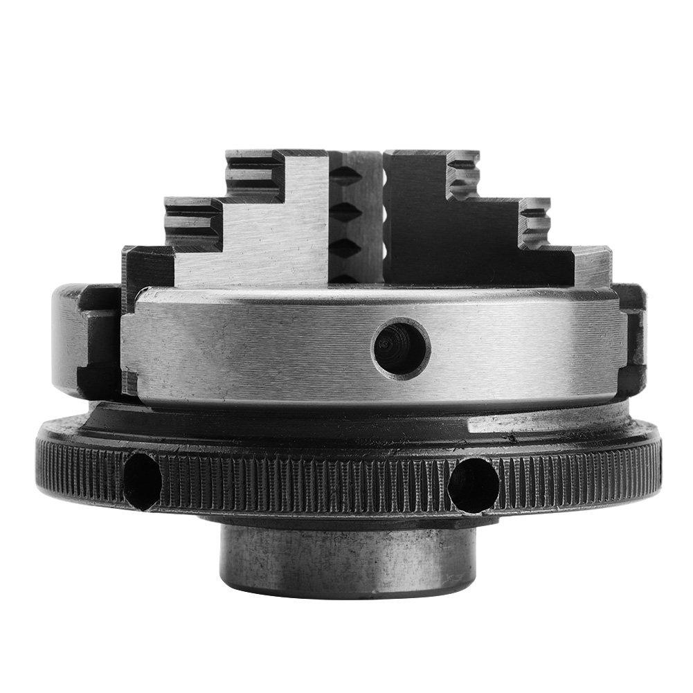 

63 мм 3-кулачковый самоцентрирующийся патрон для токарного станка по дереву с механическим приводом и задней пластиной K01-63