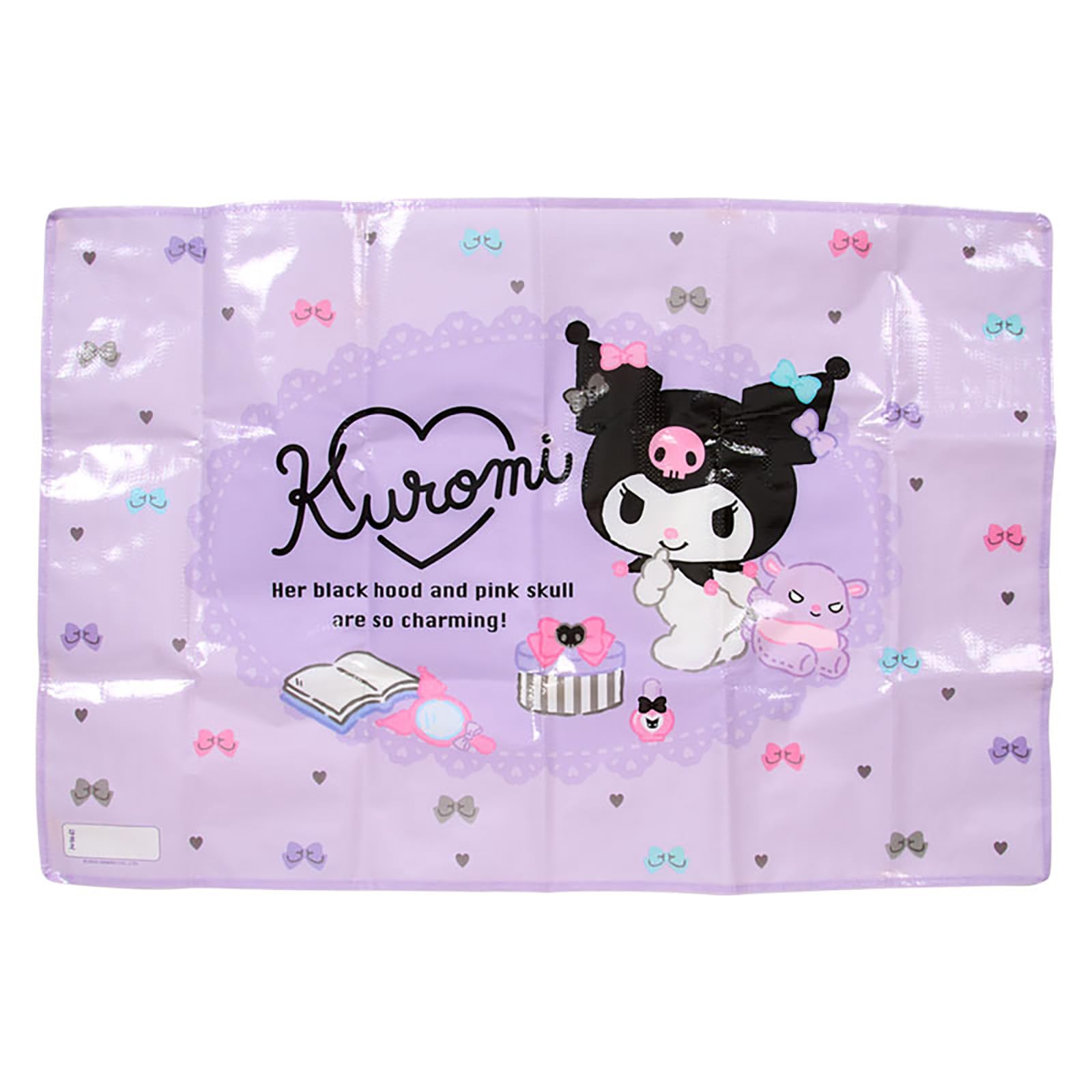 Sanrio Kuromi Leisure Single Person with Storage Bag and Name for Picnics and 604275 (SANRIO) Sheet, PP, Size, Space, Excursions,