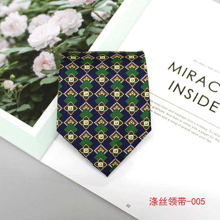 9cm Bedruckte Herrenkrawatte, Business Casual Britische Anzugkrawatte