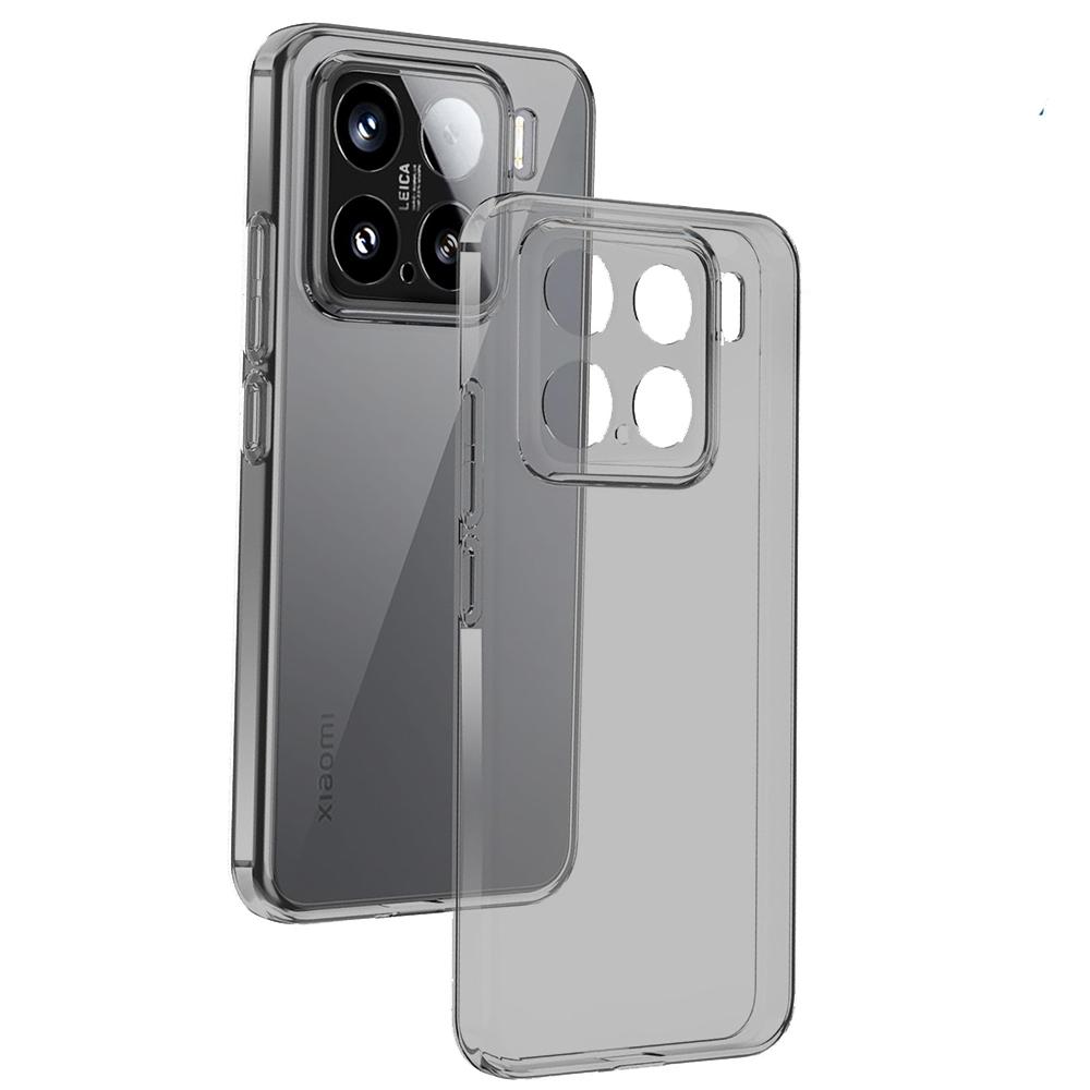 Transparente Schwarze Silikon Weiche Hülle Für Xiaomi Mi 15 14 14T 13 13T 12 12X 12S 11 11X 11i 10 10T Pro Lite Klare Ultra Dünne Abdeckung