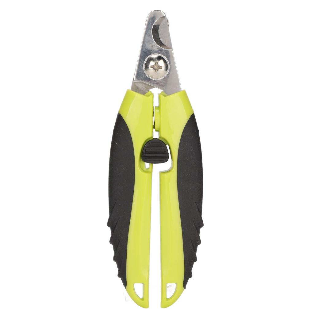 Pet Nail Scissors Professional Stainless Steel Pets Nail Clipper Set with Ergonomic Handles for Dogs Cats Green Black