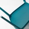 Simplistic Backrest Plastic Dining Chair for Restaurants, Cafes, Meeting Rooms, and Leisure Areas