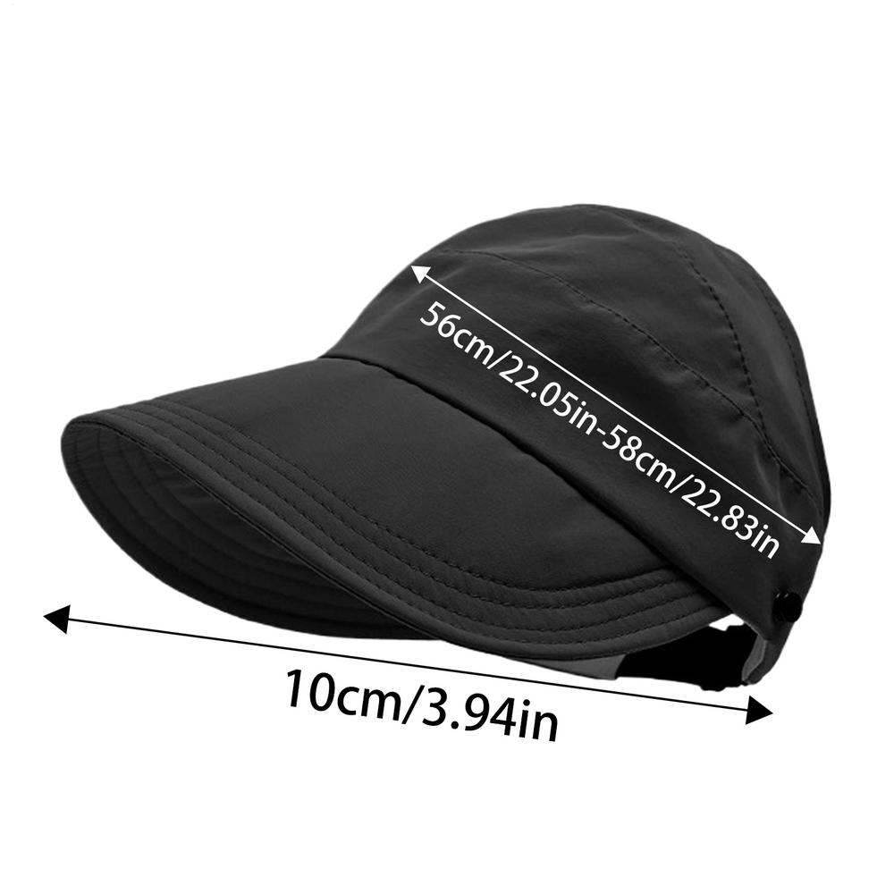

Foldable Sunhat Summer Outdoor Beach Fisherman Hat Sunscreen Protection Caps For Outdoor Activities Hunting Fishing Backpacking чорний