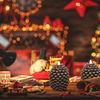 Two-Part Pinecone Light, LED Electric Candle, Artificial Candle Decor, Tabletop Decoration, Imitation Candle Light, Adorned