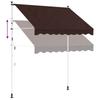 Manual Retractable Awning Brown 100 cm