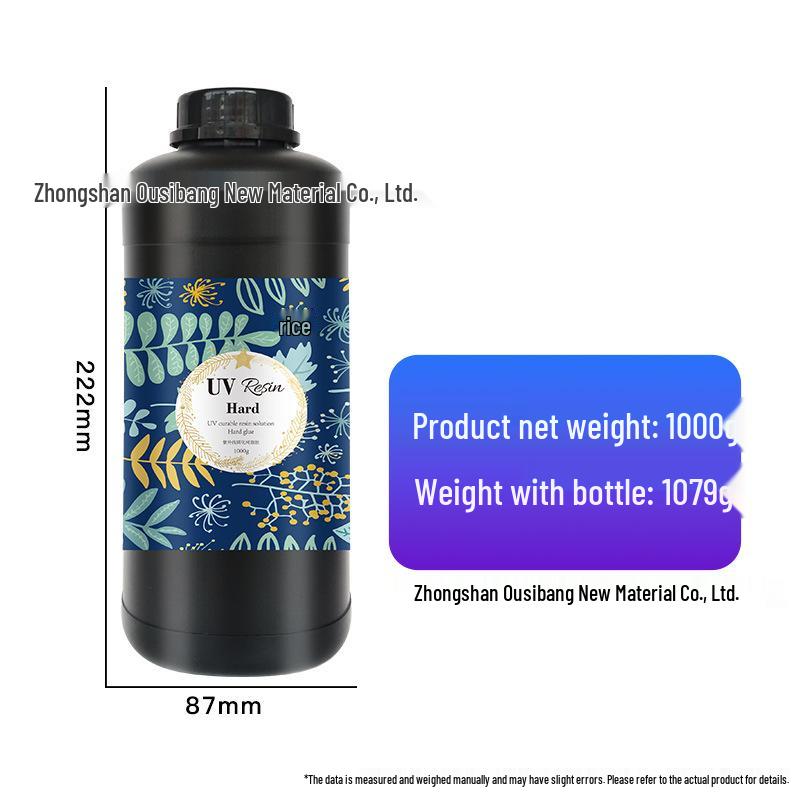 High Transmittance UV Glue for DIY Jewelry, Flowers, Quicksand, Mahjong, and Epoxy Sealing