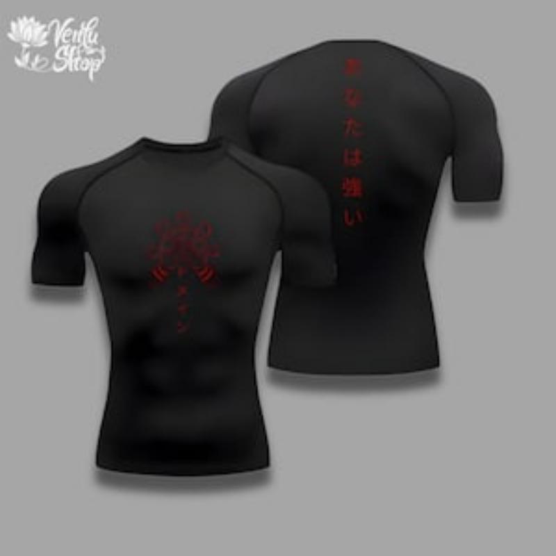 Maglia a Compressione Anime Jujutsu Kaisen Abbigliamento da Palestra Maglia a Compressione per Palestra Abbigliamento da Palestra Maglietta per Muscoli