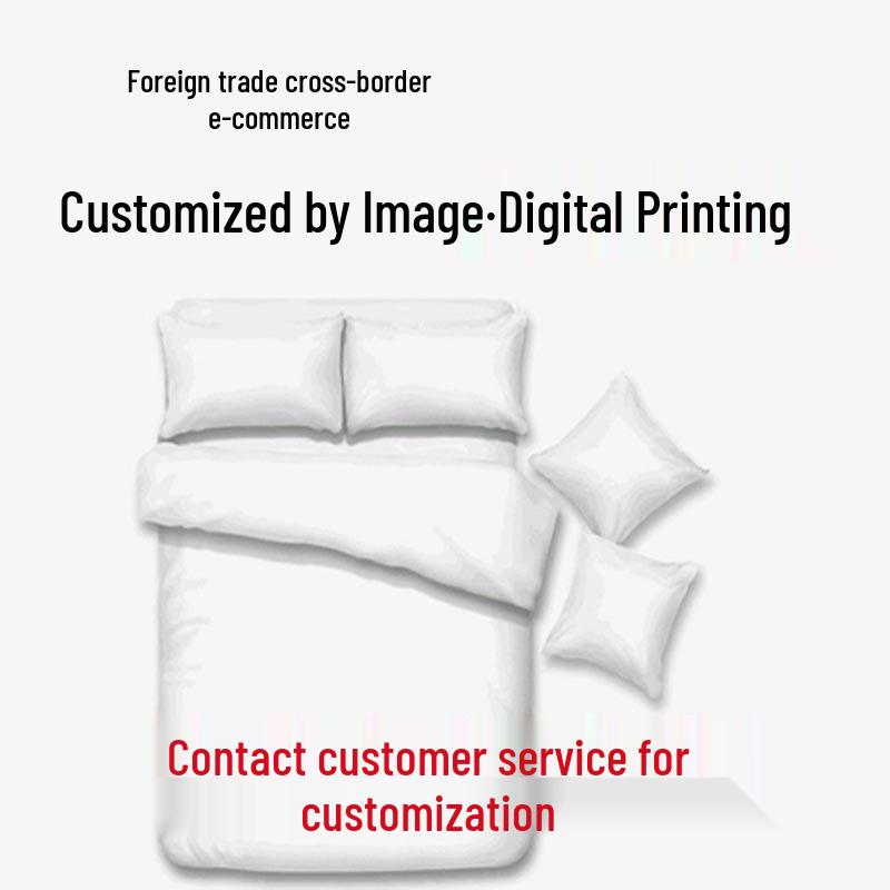 3-Piece Soft Brushed Digital Print Bedding Set: Duvet Cover & Pillowcase