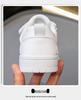 2025 Spring/Autumn Waterproof Leather Girls' White Sneakers