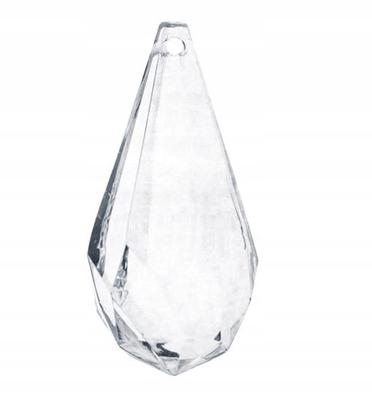 Crystal Icicle Pendant, Transparent, Glamorous, for Garland Pendants, 5