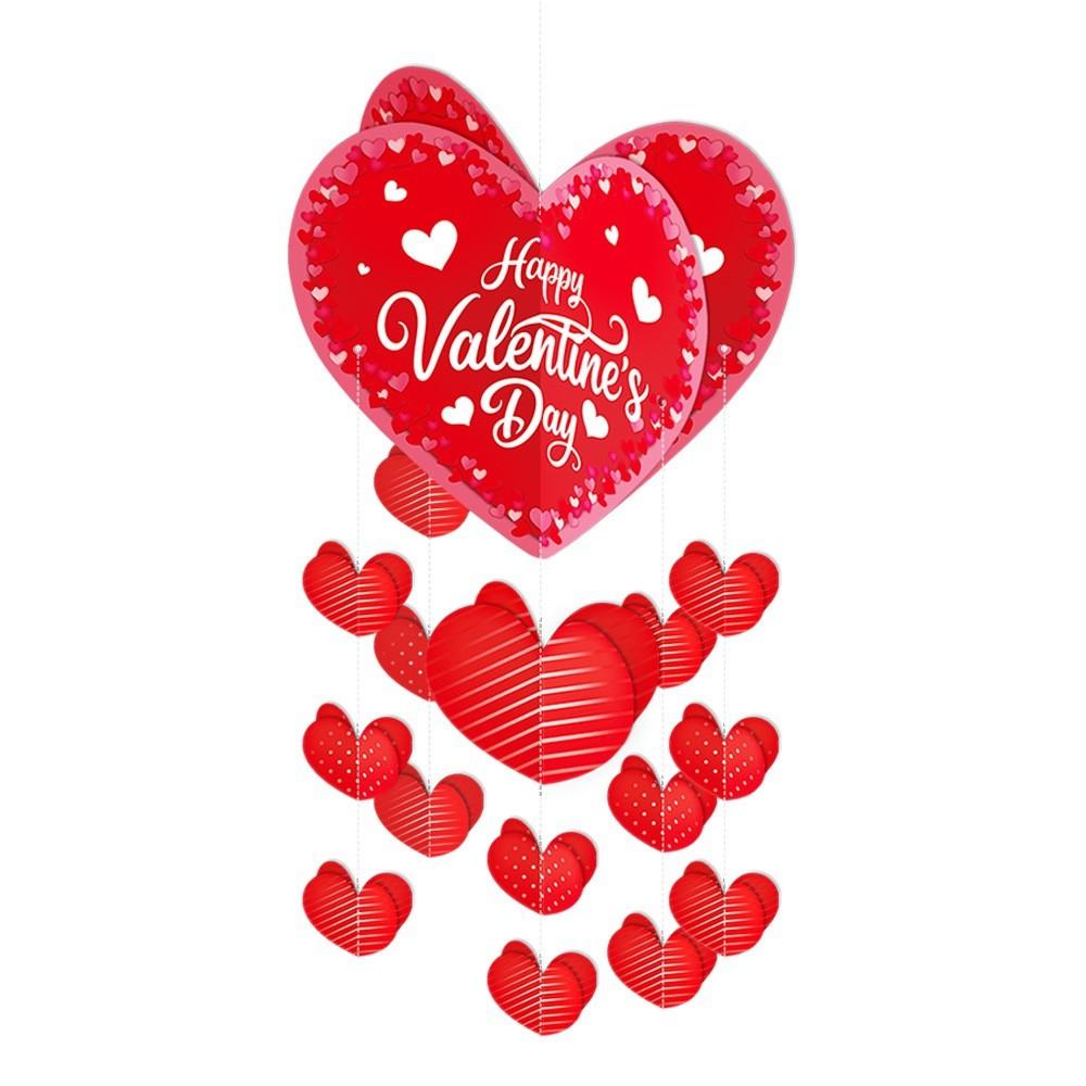 Valentine's Day Party Decoration Love Pendant Proposal Wedding Creative Heart Pendant Venue Decoration
