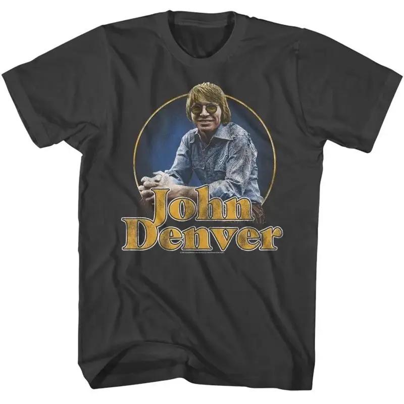 John Denver T-Shirt für Erwachsene Country-Musik-Sänger Take Me Home Stein Baumwolle
