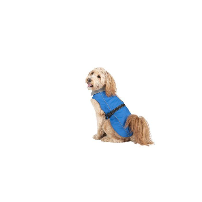 Veste de pluie pour chien - Dog Gone Smart - Bleu - 30 cm - Multicolore - Uni - Imperméable - 43x23x1,3 cm