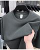 Men's 100% Cotton Casual Short-Sleeve Round Neck T-shirt - Solid Color, Summer Style