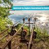 Rotating Double Position Fishing Poles Base Holder High Strength Aluminum Ergonomic Clamps System For Enthusiasts