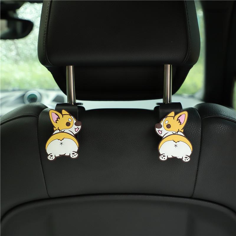 

Cartoon Accessory Car Organizer Storage Hook Stylish Car Interiors Decoration StyleA