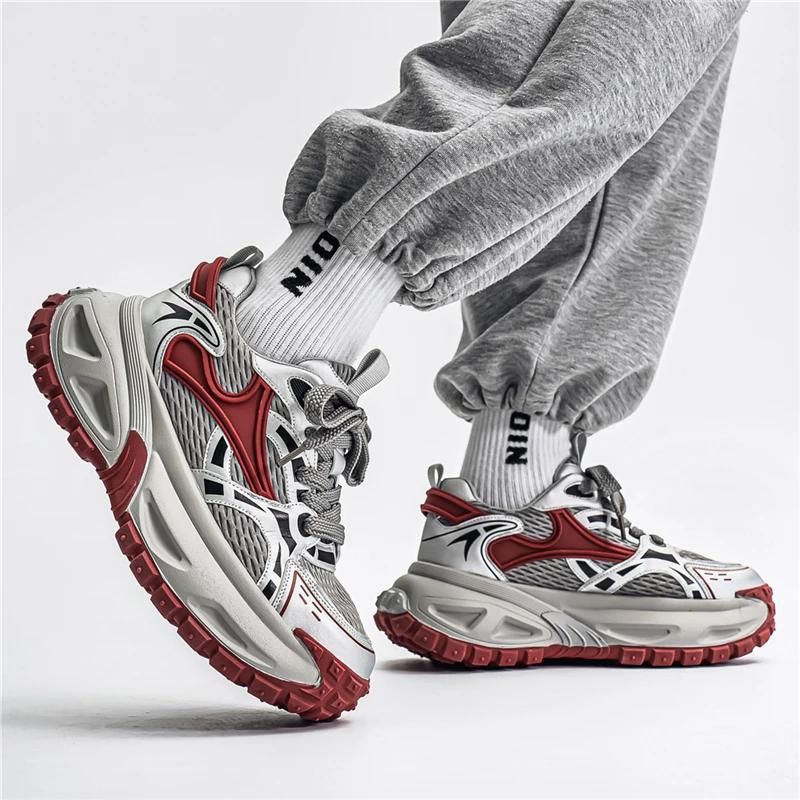 Men's Sports Shoes Fashionable and Casual Men's Thick Soled Sports Shoes Street Style Easy To Match