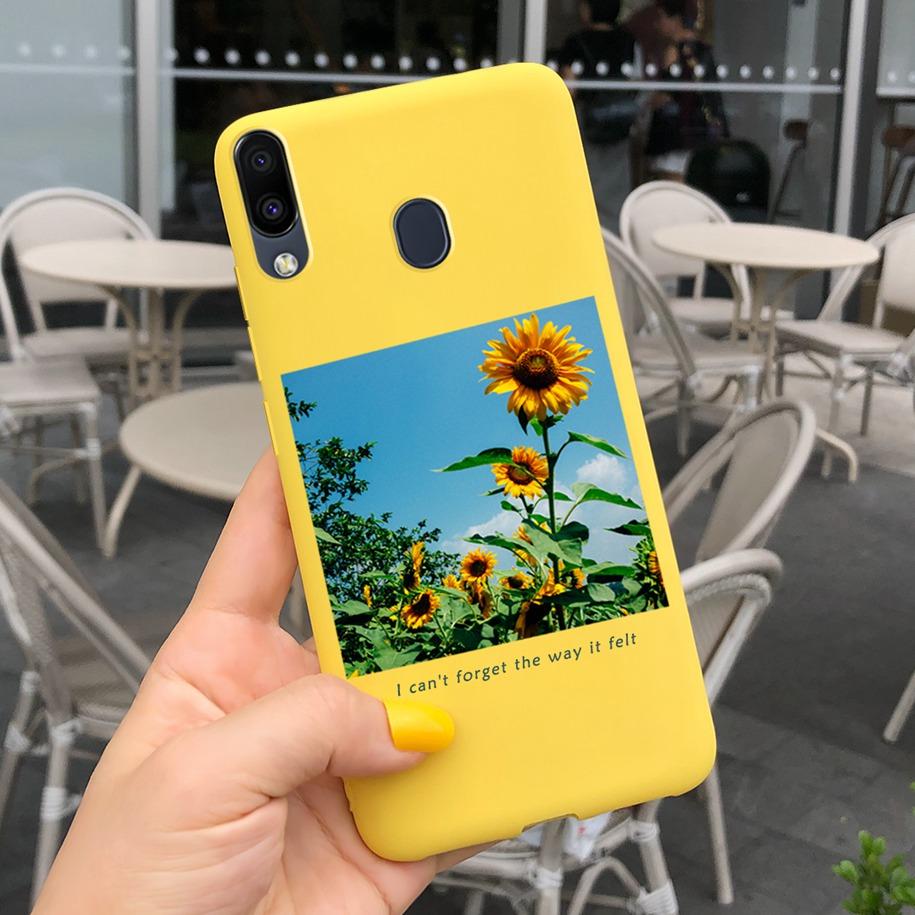 Cute Cartoon Cover For Samsung Galaxy M20 Phone Case For Samsung M20 2019 Soft Cover for Samsung Galaxy M20 M 20 SM-M205F Bumper