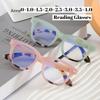 Vintage Oversize Frame Women Reading Glasses High Quality Far-sighted Eyeglasses Retro Antiblue Light Presbyopia Diopter Eyewear