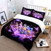 Glowing Floral Bouquet Design Bedding Duvet Cover Set  (1*Duvet Cover 2*Pillowcases, without duvet insert)