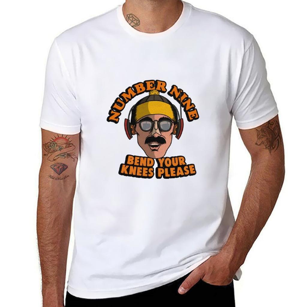 Number Nine Bend Your Knees Please Tshirt Casual Daily Wear Short Sleeve Top