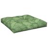 2 Piece Palette Cushions Leaf Pattern Fabric