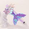 1pcs Multi-layer Sequins Mermaid Headbands for Girls Rainbow Mermaid Pearls Hair Bands Handmade Headwear Baby Hair Accessories