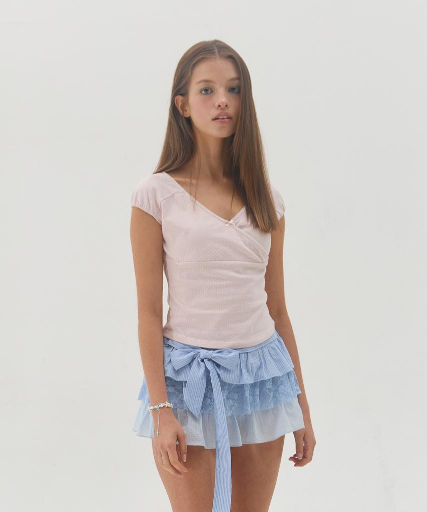 Seoulli Baby Dot Top [Softy Pink]