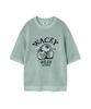 WACKY WILLY One-Point Short Sleeve Pullover Knit Green