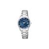 50 Meters Waterproof Solar Quartz Steel Strap Women's Watch Blue Dial ES0000-79L