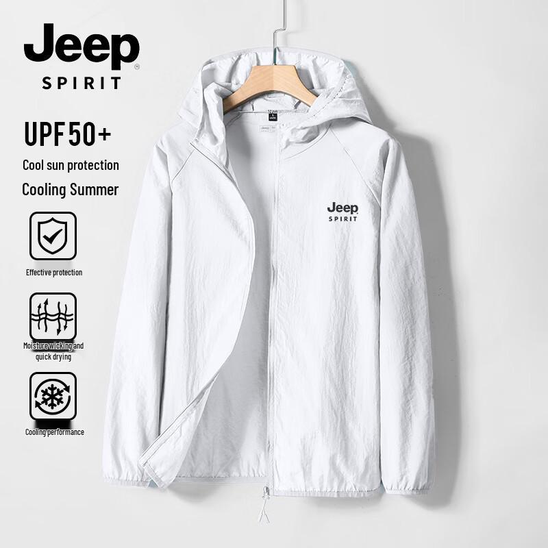 JEEP SPIRIT Men's Ice Silk Sun Protection Jacket