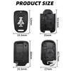Car Key Case Cover Protector Keychain Replace Accessories For Honda Civic Fit Jazz Accord CRV HRV City Odyssey Vezel Ight