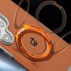For Samsung Galaxy S25 S24 S23 Plus Ultra Case Matte Leather Microfiber Lining 360° Rotation Metal Stand Full Back Soft Cover