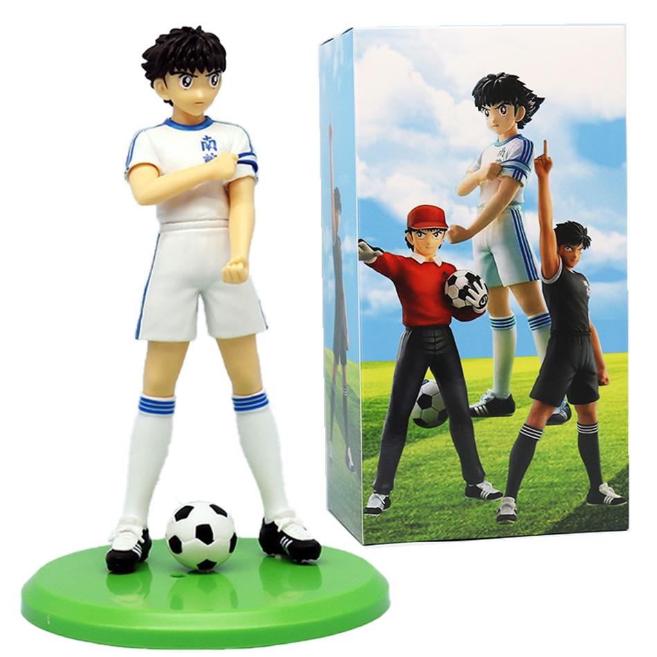 18-21cm Captain Tsubasa Anime Figure Ozora Tsubasa Action Figure Hyuuga Kojirou/Wakabayashi Genzou Figurine Collection Model Toy