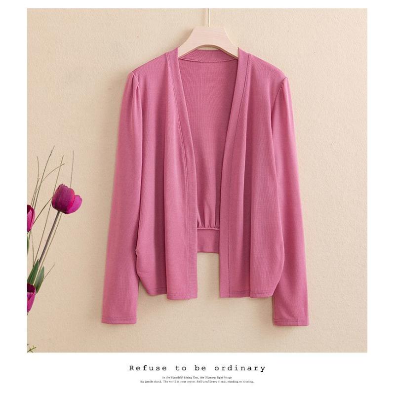 New Autumn Women's Spliced V-neck Fashionable Solid Color Versatile Casual High-end Knitted Versatile Top