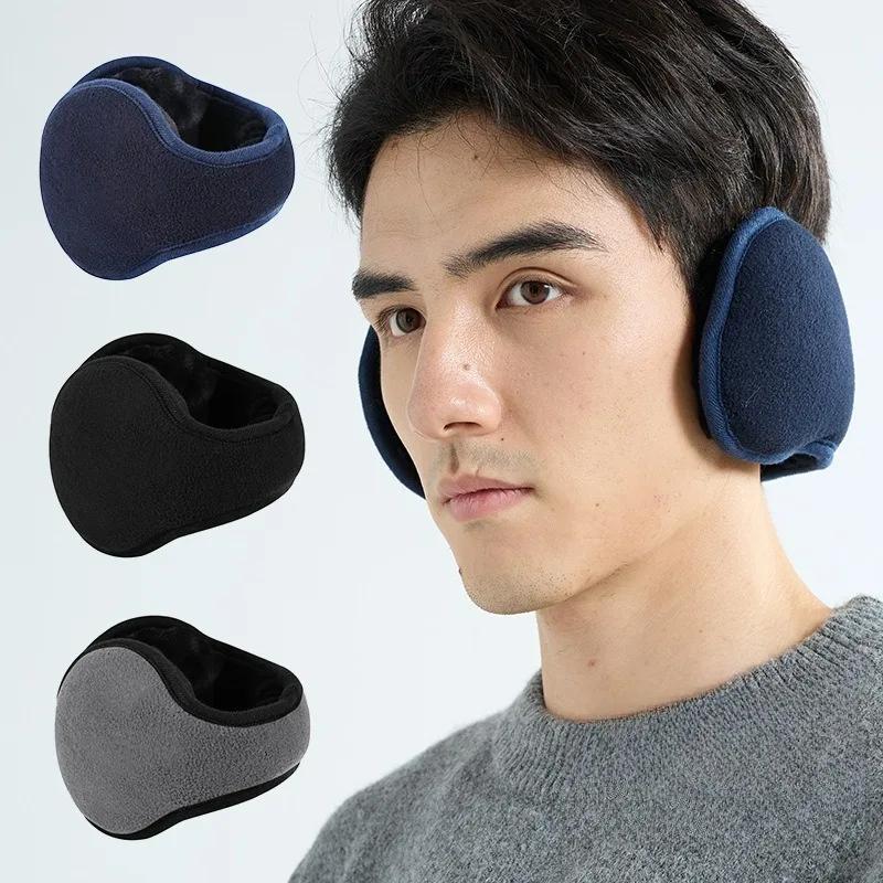 Thicken Plush Thermal Earmuffs Winter Fluffy Furry Warm Ear Cover Protector Anti-cold Frostbite Proof Cycling Ear Warmer Earflap