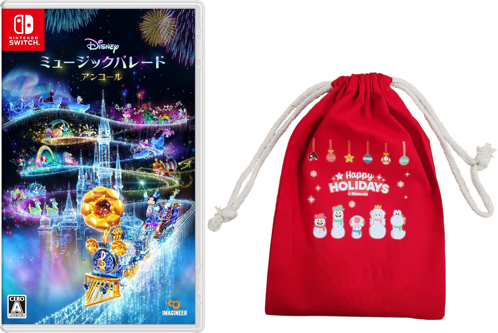 

Disney Music Parade Encore - Switch [Amazon.co.jp Exclusive Bonus] Holiday Gift Pouch Included