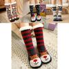 Chaussettes pantoufles de Noël confortables avec une doublure luxueuse en fausse polaire pour le confort de la famille