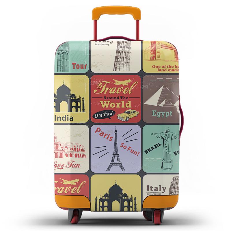 300g Thickened Elastic Air Layer Luggage Protector Suitcase Cover