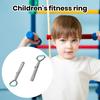 2 Stück Gymnastikringe Verstellbare Gurte Rutschfester Griff Klimmzugringe mit Starker 200 kg Tragfähigkeit Krafttraining Heim-Fitnessstudio Kinder Fitnessringe