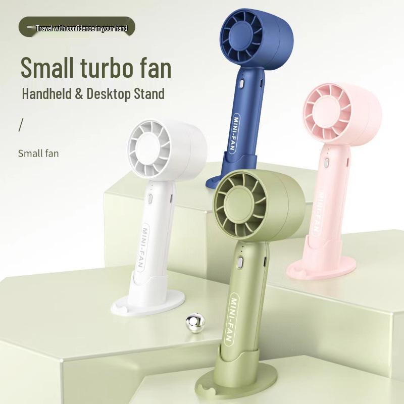 High-Speed Stepless Handheld & Desktop Fan with Large Wind Power