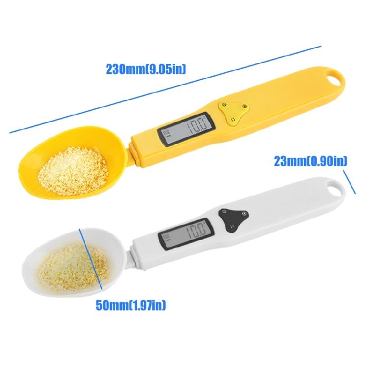 Modern LCD Display Kitchen Scale 500g/0.1g Measuring Spoon For Precise Measuring In Cooking Baking And Portion Control