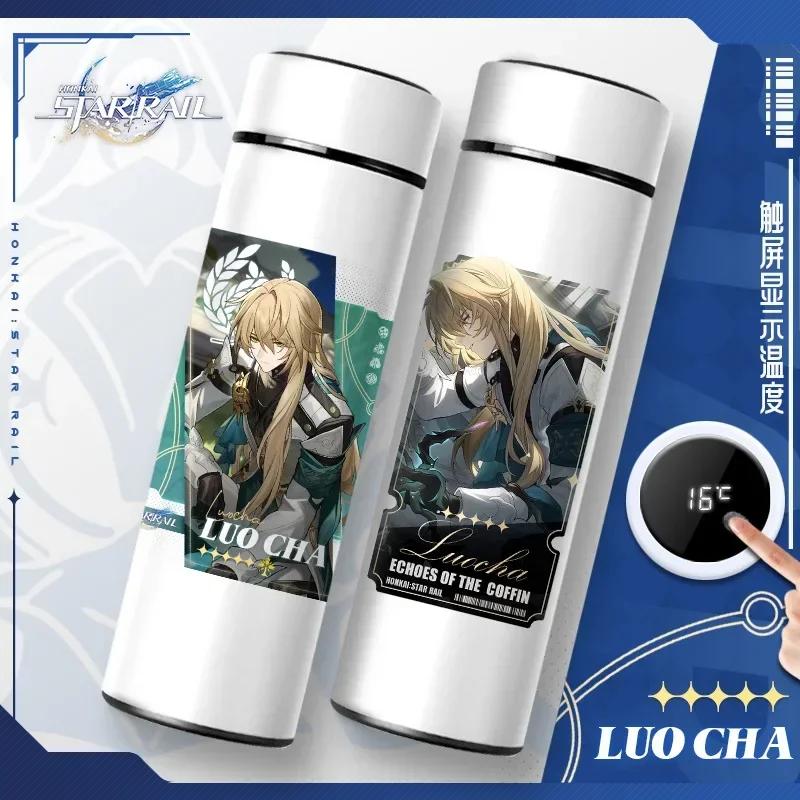 Bottiglie Termiche Honkai Star Rail con Display della Temperatura Tazza Sottovuoto Honkai Impact 3 Acciaio Inossidabile Borraccia Tazza da Caffè Regali Anime