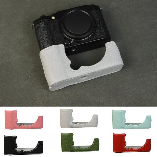 X-M5 Camera Half Case Faux Leather Half-body Protective Cover Scratch Dust Protection Camera Cover