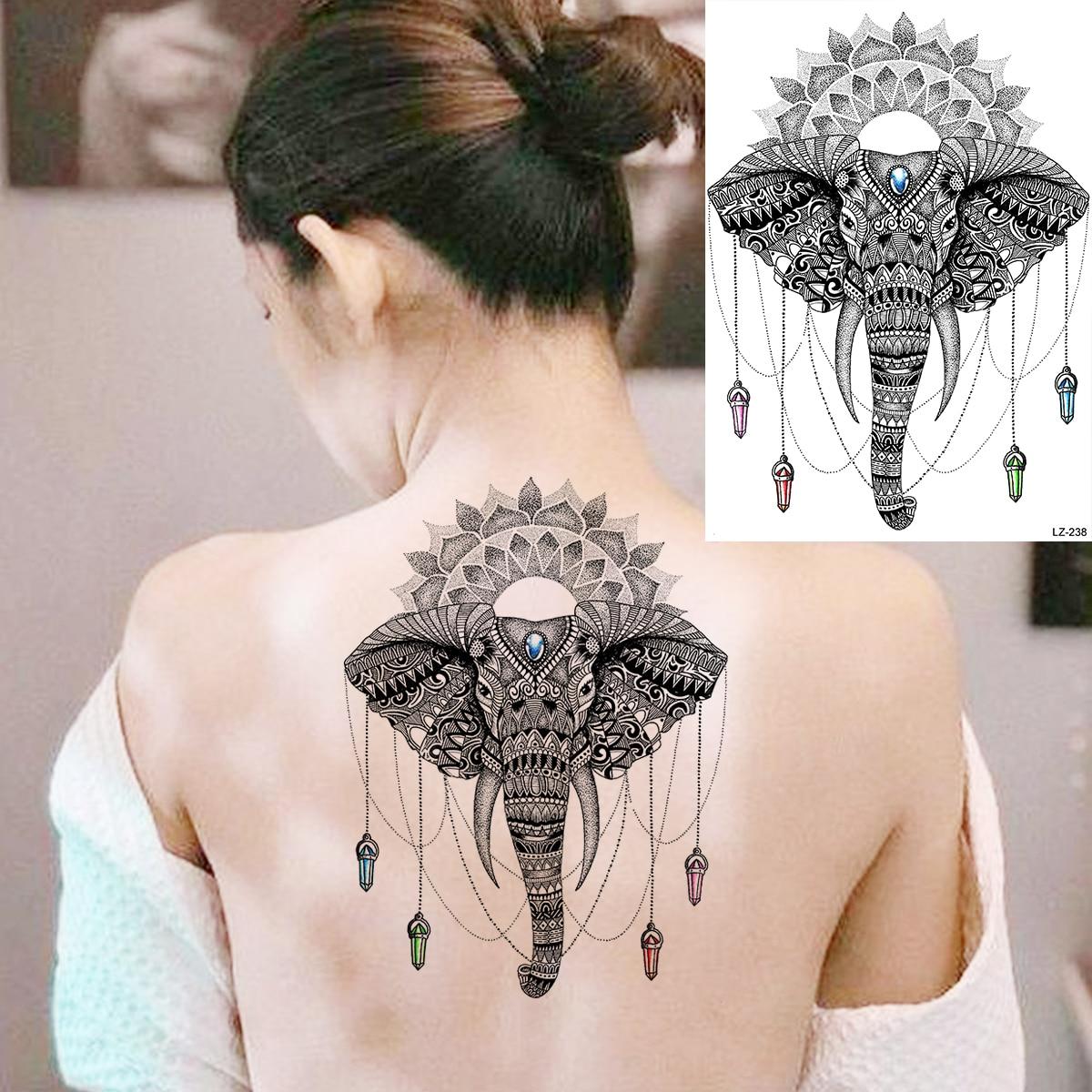 

Черное золото, тотем Тики, корова, временные татуировки для мужчин и взрослых, реалистичная татуировка с шипами, наклейка на руку, ногу, водонепроницаемые татуировки маори