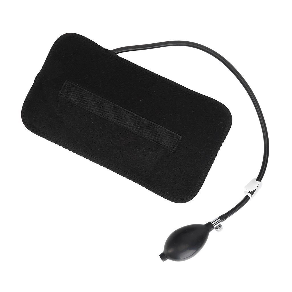 Inflatable Lumbar Support Pillow Ergonomic Design Lower Back Support Cushion with Pump for Car Office Chair Airplane