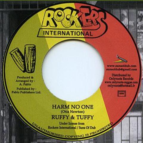 7inch Record RUFFY, TUFFY - Harm No One OR38 Rockers/Onlyroo 2013 Europe Reggae, Ska & Dub Used