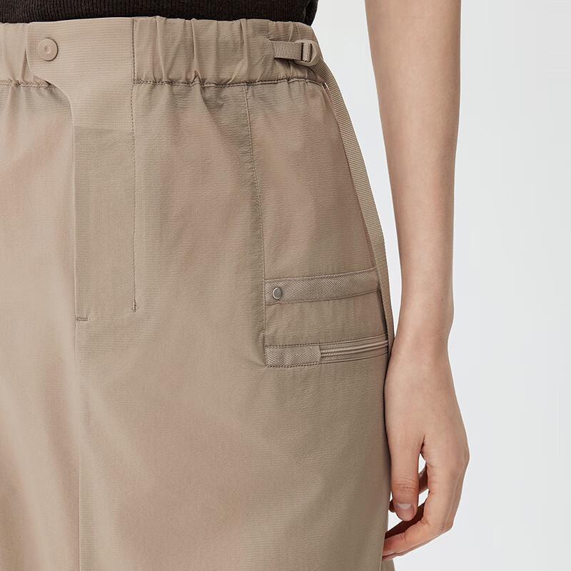 JNBY Spring 2025 H-line Pleated Long Skirt