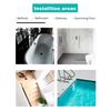 10 PCS Anti Slip Shower Tread Sticker Safety Bathtub Strips Premium Adhesive Star Snowflak Decals for Bath Tub Shower Stairs