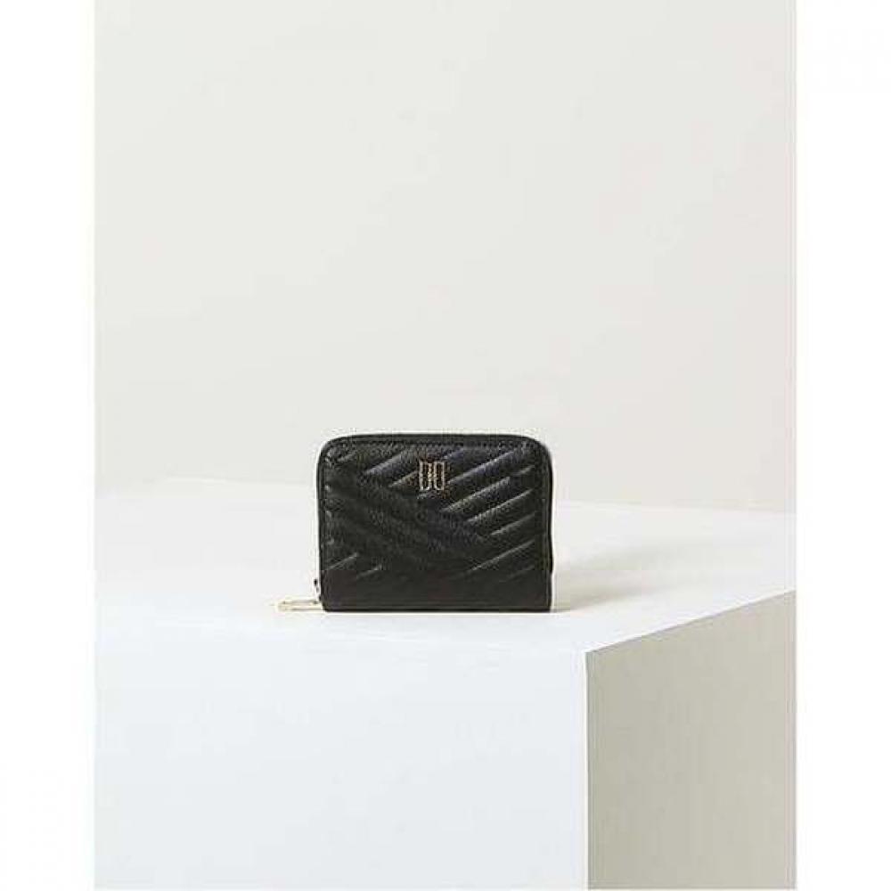 Daks Black Carlisle Embossed Leather Golddd Zip Wallet Dcwa4f216bk